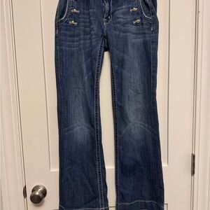 Miss Me Blue Flare & Wide Leg Jeans